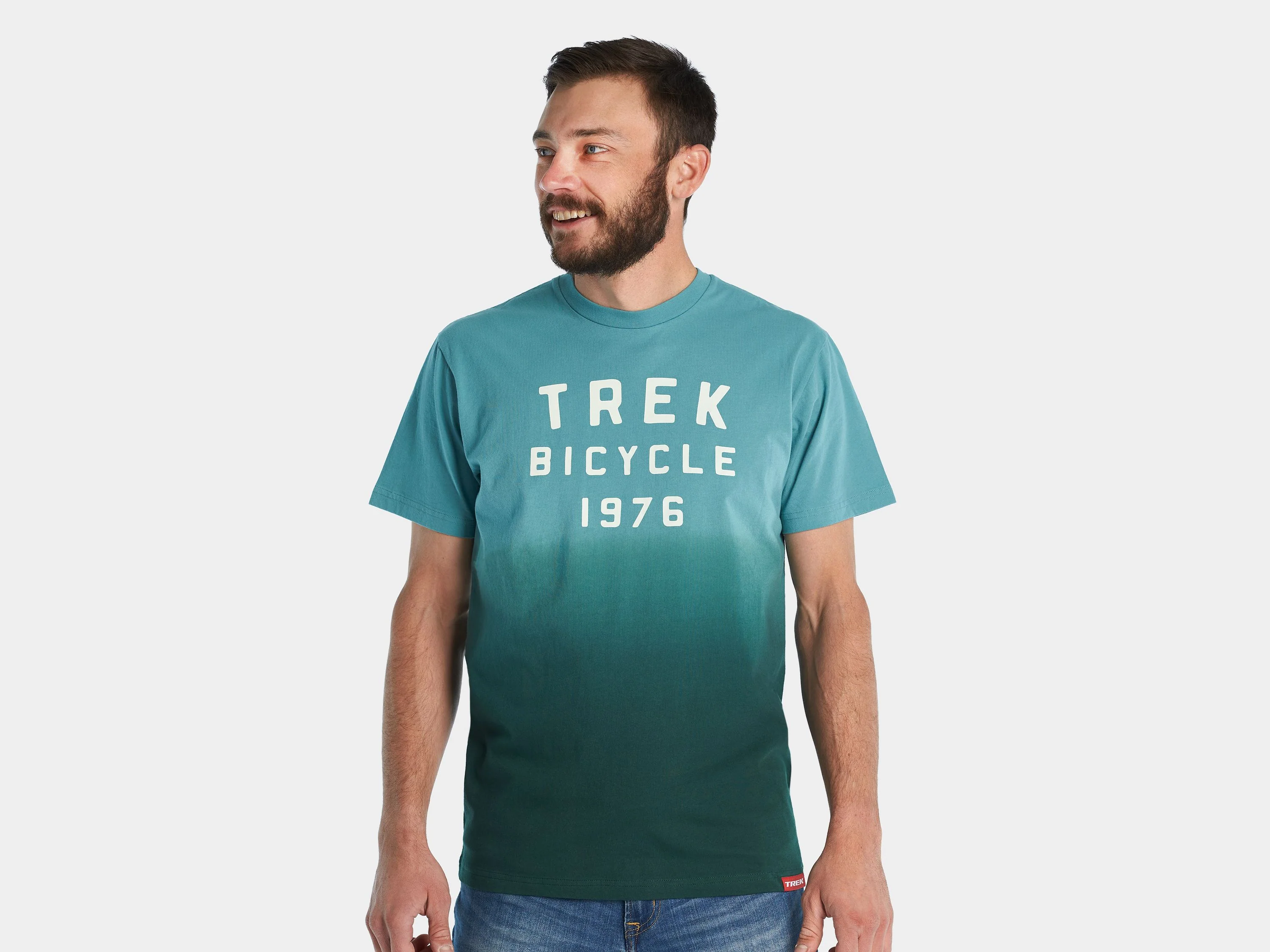 Trek Fade Tee Small Emerald Shirt