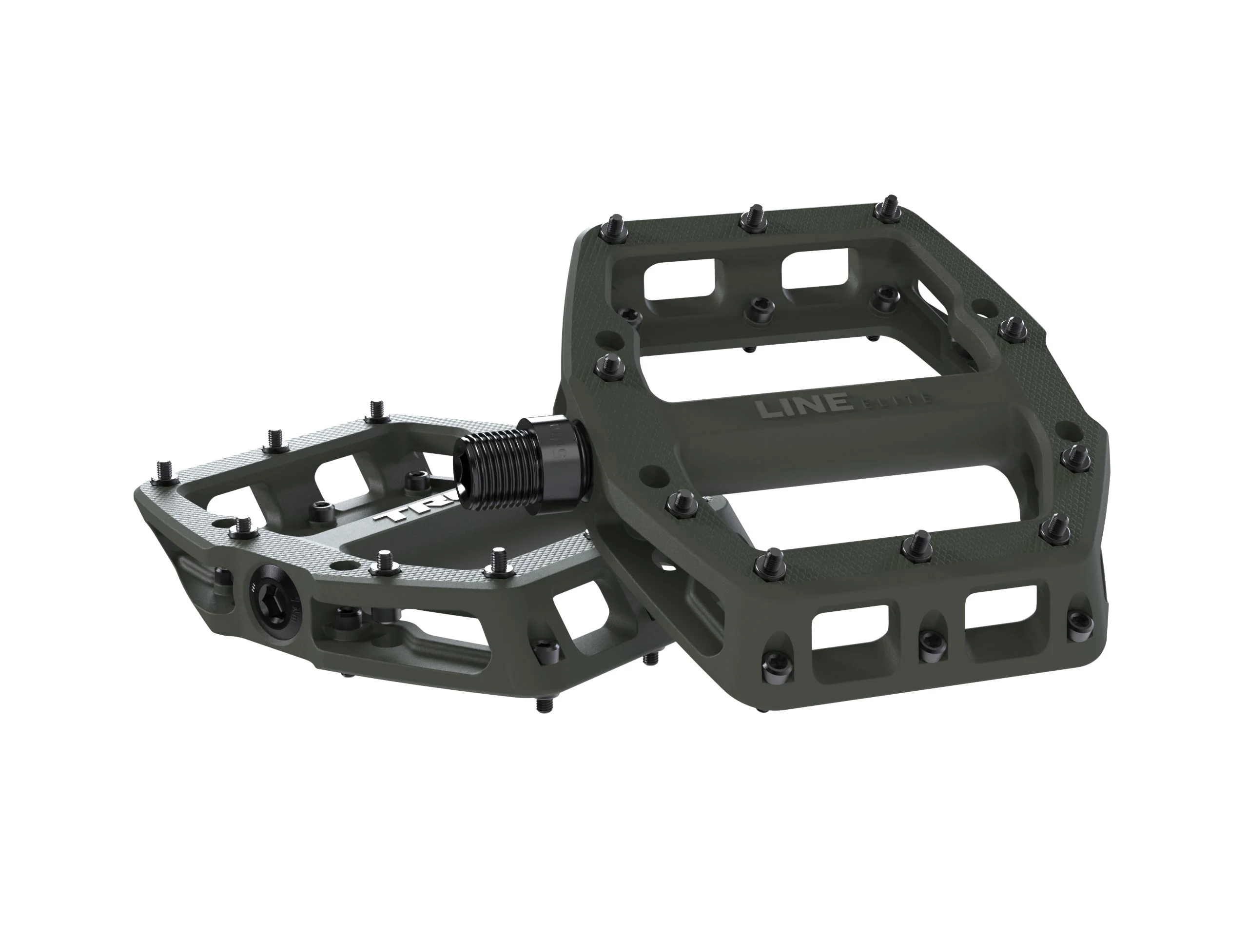 Trek Line Elite Olive Green Pedal