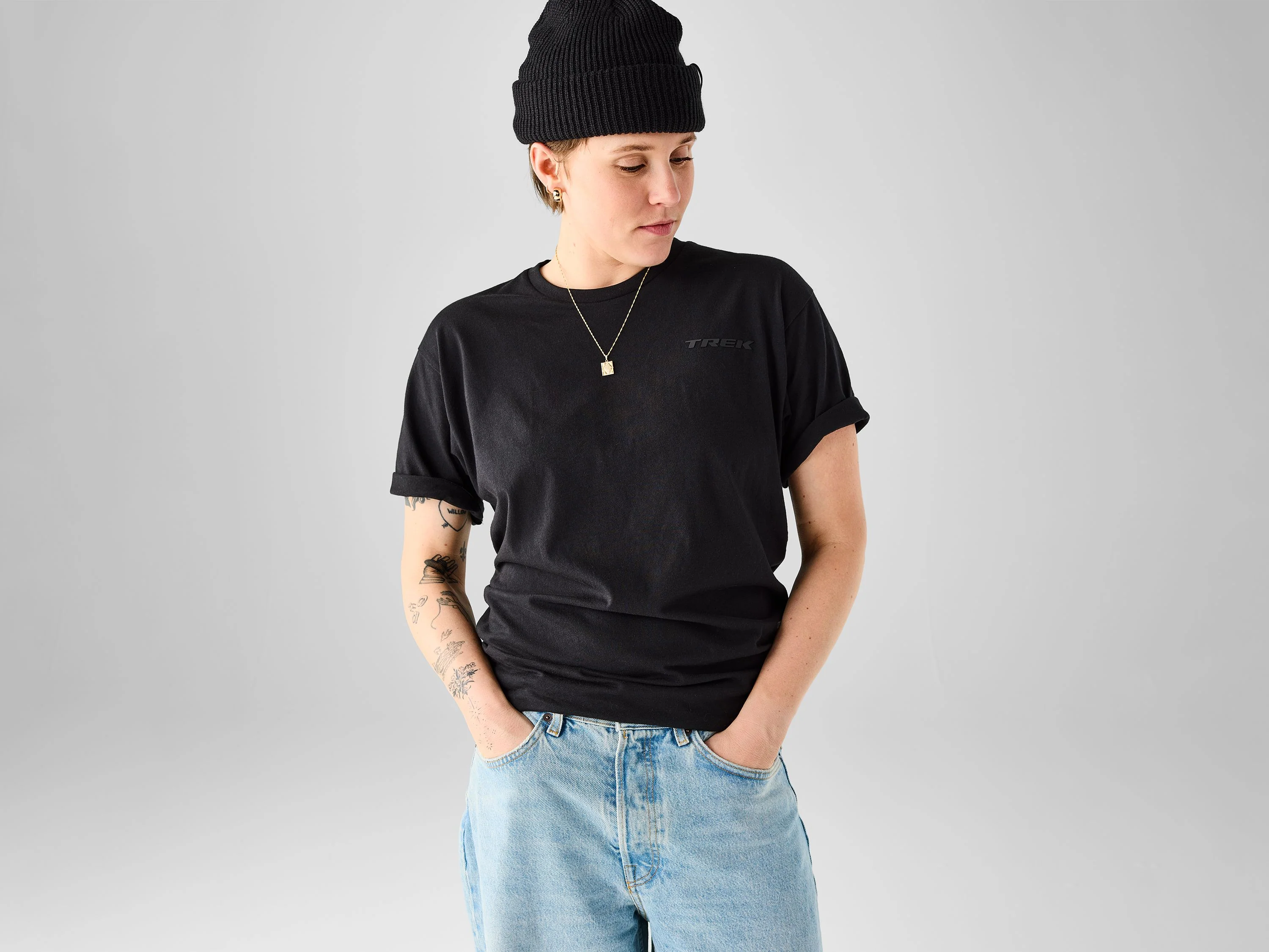 Trek Monochromatic Logo XX-Large Black Shirt