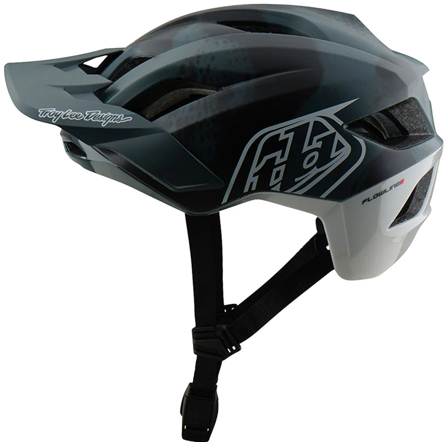 Troy Lee Designs Flowline SE Helmet – Badge Camo Gray X-Large/2X-Large