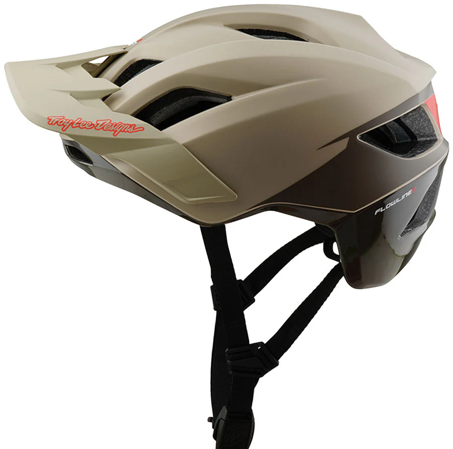 Troy Lee Designs Flowline SE Helmet β Trooper Titanium X-Large/2X-Large