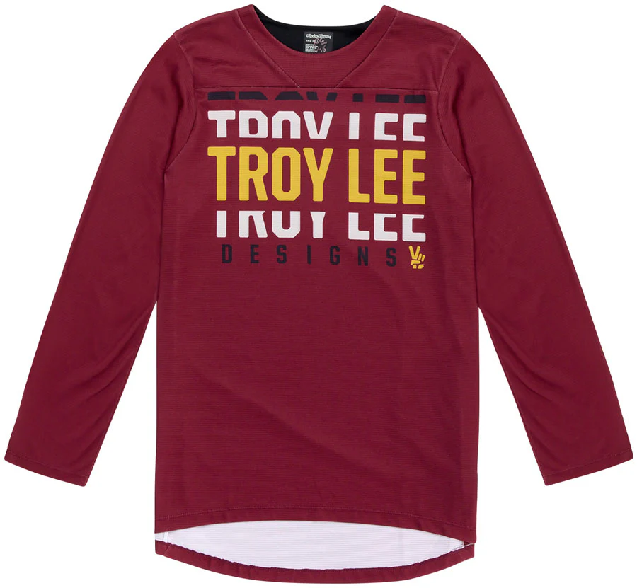 Troy Lee Designs Ruckus 3/4 Jersey – Spun Oxblood Small