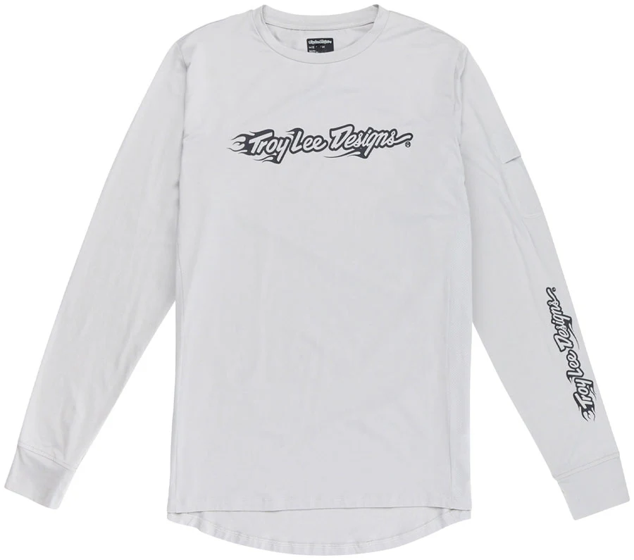 Troy Lee Designs Ruckus Long Sleeve Ride Tee – Burn Out Mist Medium