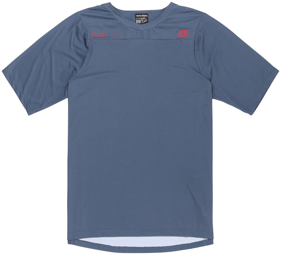 Troy Lee Designs Skyline Short Sleeve Jersey β Mono Steel Blue X-Large