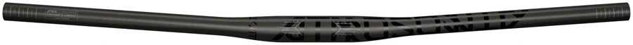 TruVativ Atmos Carbon Flat Handlebar - 760mm Wide 31.8mm Clamp 0mm Rise Natural Carbon A1