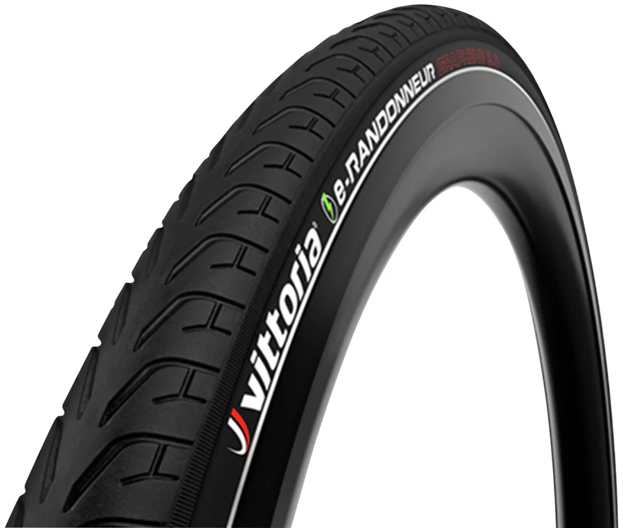 Vittoria e-Randonneur Tire - 700c Clincher Wire, Black/Reflective G2.0 - Image 3