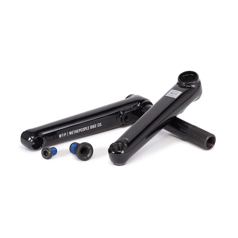We The People Legacy Crankset Spindle: 22mm Black BMX Set - Image 2