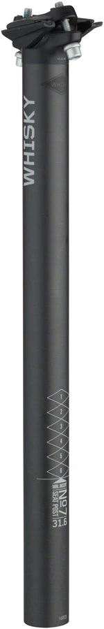 WHISKY No.7 Carbon Seatpost - 30.9MM Matter Carbon - Image 2