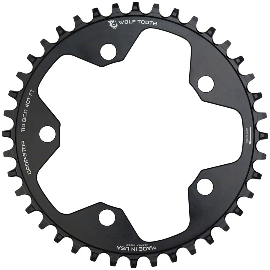Wolf Tooth 110 BCD Cyclocross Road Chainring - Image 4