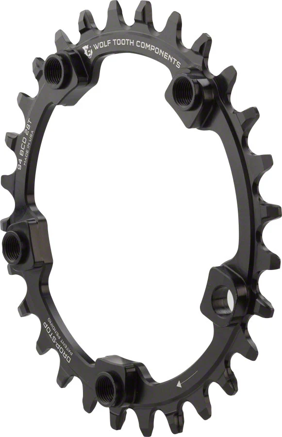 Wolf Tooth 94 BCD 5-Bolt Drop-Stop Chainring