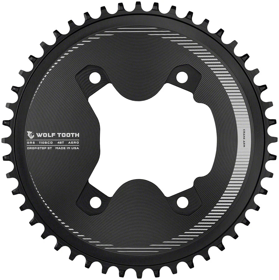 Wolf Tooth Aero 110 Asymmetric BCD Chainring - Shimano GRX 800