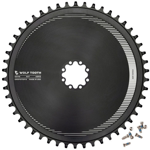 Wolf Tooth Aero 8-Bolt Drop-Stop B Road Chainring - Image 3