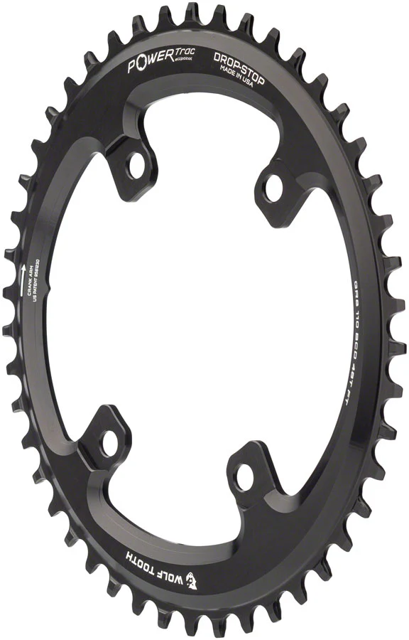 Wolf Tooth Elliptical Shimano GRX 110 Asymmetric BCD Chainring - Image 3