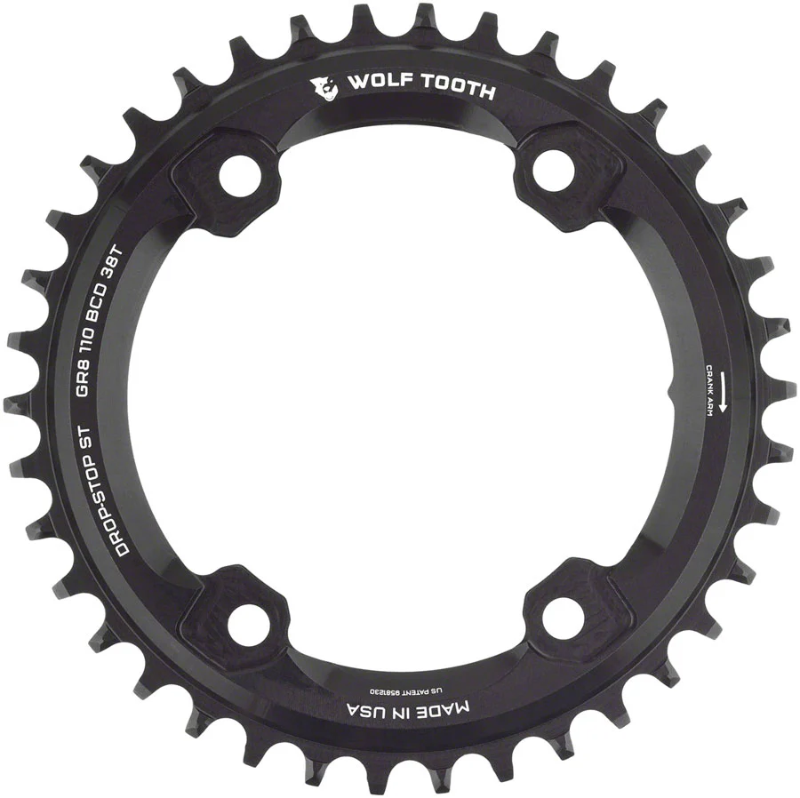 Wolf Tooth Shimano 110 Asymmetric BCD Chainring - Shimano GRX - Image 2