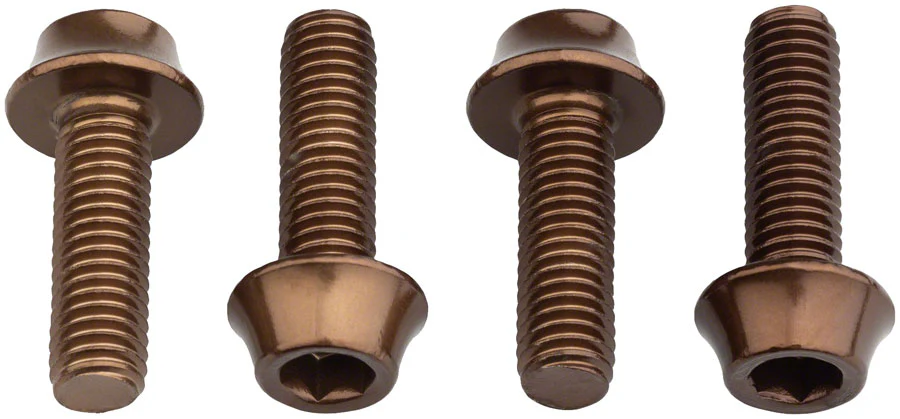 Wolf Tooth Water Bottle Cage Bolts - Set/4 Aluminum