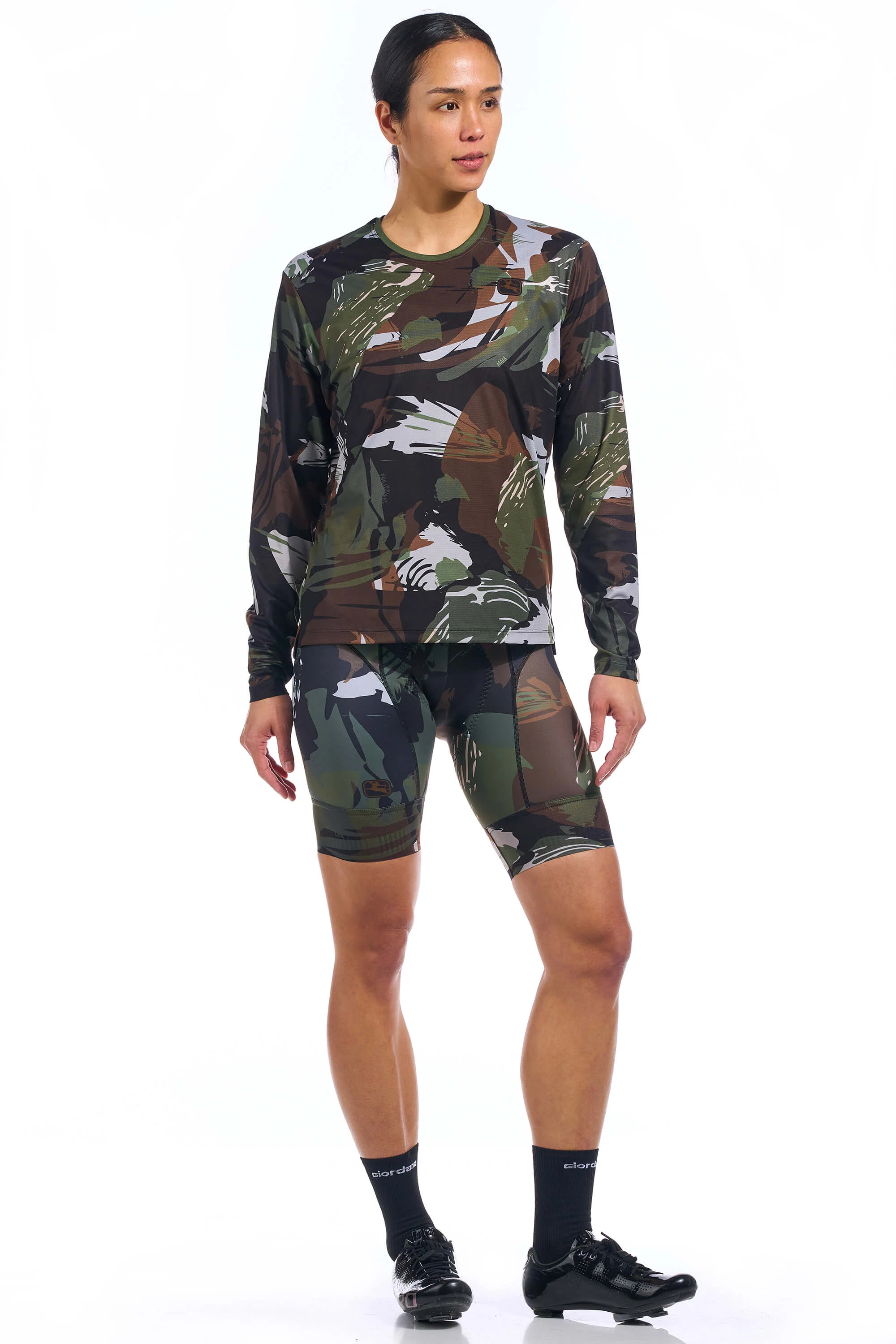 Women's Brushstroke Camo FR-C Pro Bib Short - Image 6
